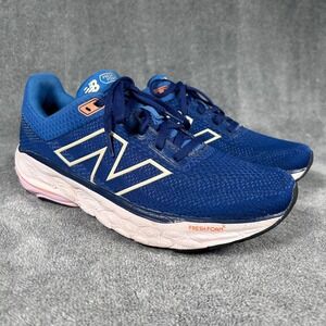 New Balance Fresh Foam 860v14  Running Shoes Blue Pink Sneaker Women's 10B